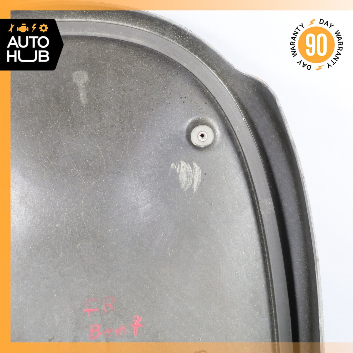 03-06 Bentley Continental GT Seat Back Cover Panel Front Right Side Black OEM - photo 11