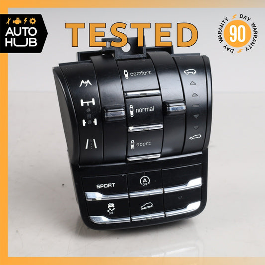 11-14 Porsche Cayenne 958 GTS Turbo Suspension Mode Selector Switch Panel OEM - photo 1