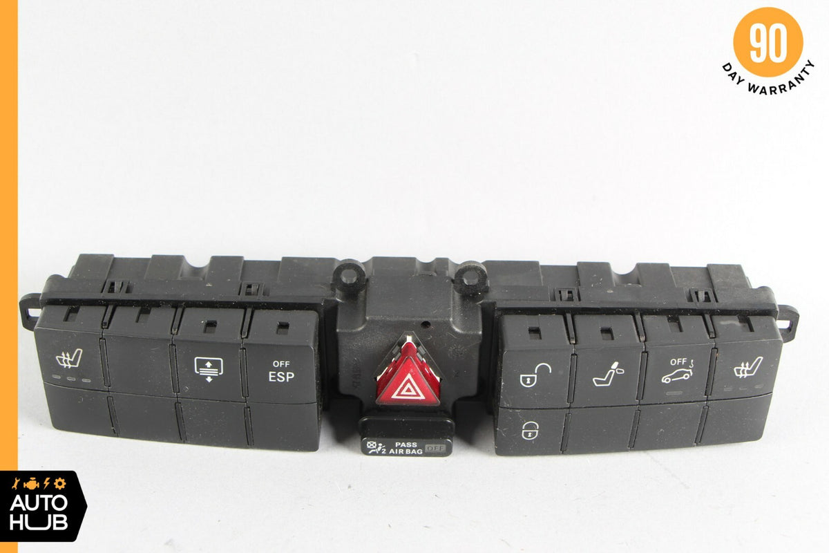 05-07 Mercedes W203 C280 C320 Hazard Light Door Lock Control Panel OEM - photo 1