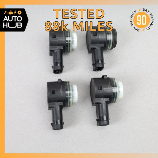 15-18 Porsche Macan Cayenne Front Bumper Parking Assist Sensor PDC Set OEM 88k - photo 1