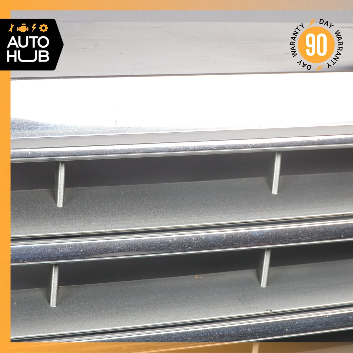 07-09 Mercedes W211 E350 E550 E320 Hood Radiator Grille Grill Chrome OEM - photo 5
