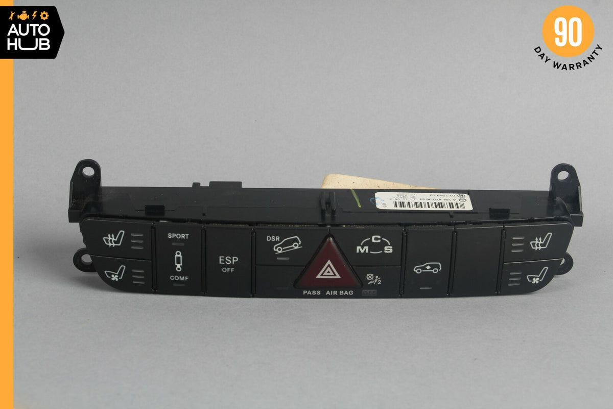 07-11 Mercedes W164 ML63 AMG Dash Hazard Heated Seats ESP Control Panel OEM - photo 1