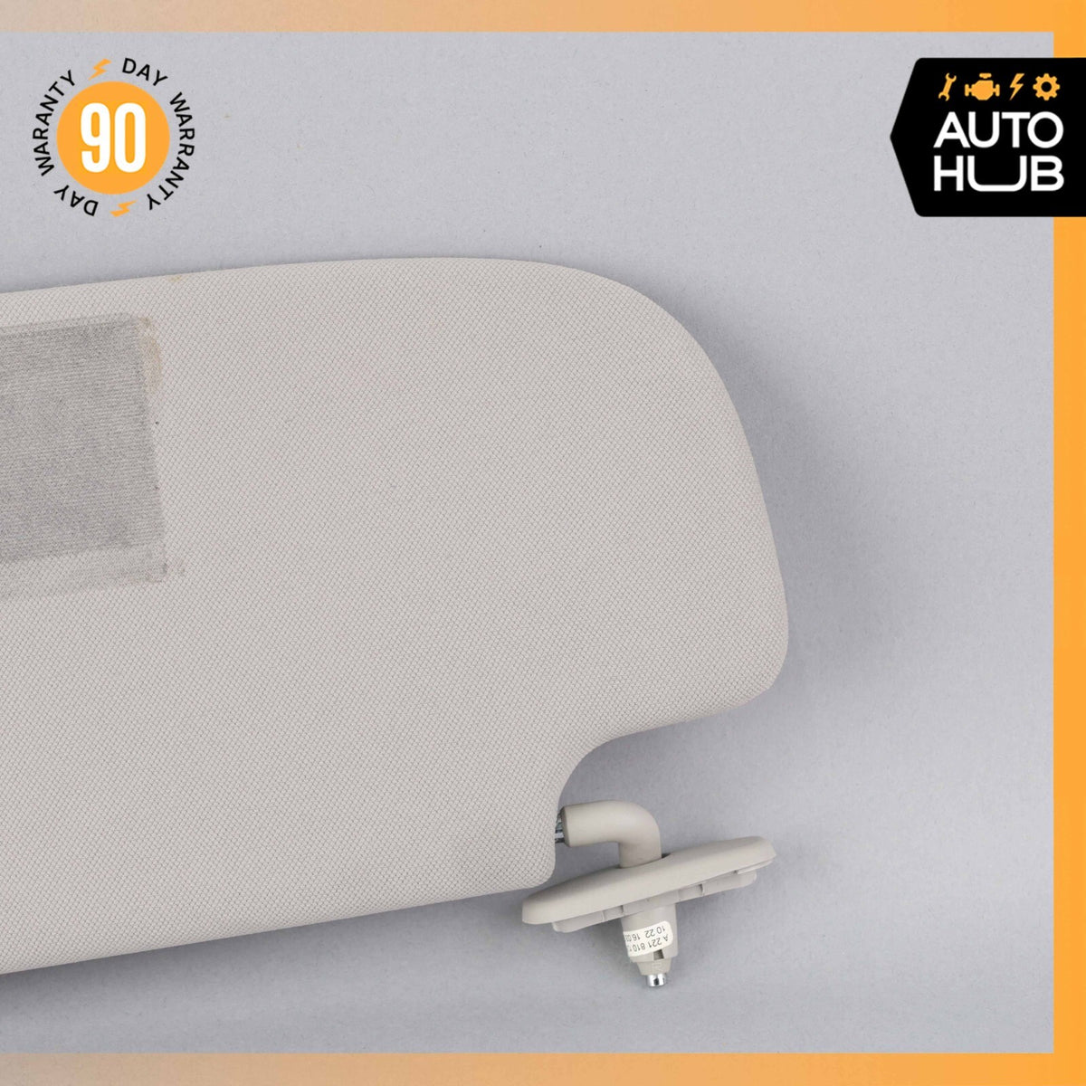 07-14 Mercedes W221 S550 CL550 Right Side Sun Visor Shade Sunvisor Gray OEM - photo 6
