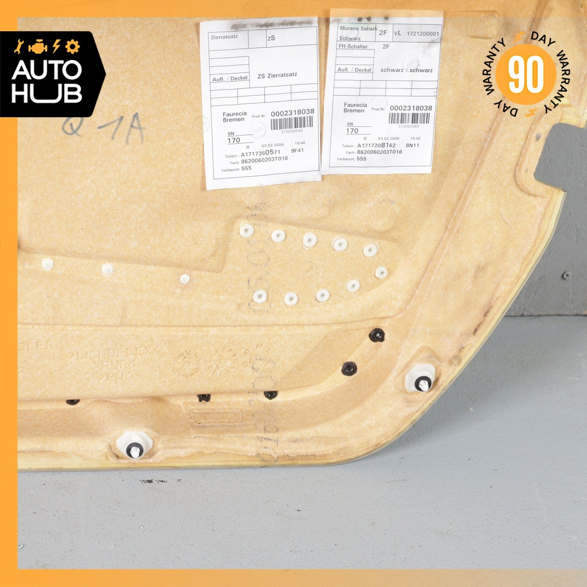 05-11 Mercedes R171 SLK350 SLK280 Front Left Driver Side Interior Door Panel OEM - photo 14