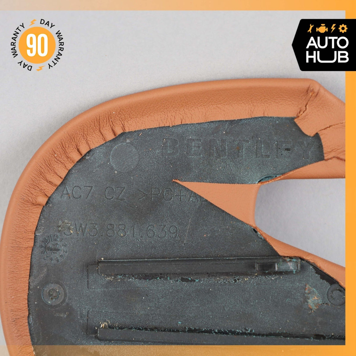 Bentley Continental GT Front Left Driver Side Seat Cover Trim Brown OEM - photo 7