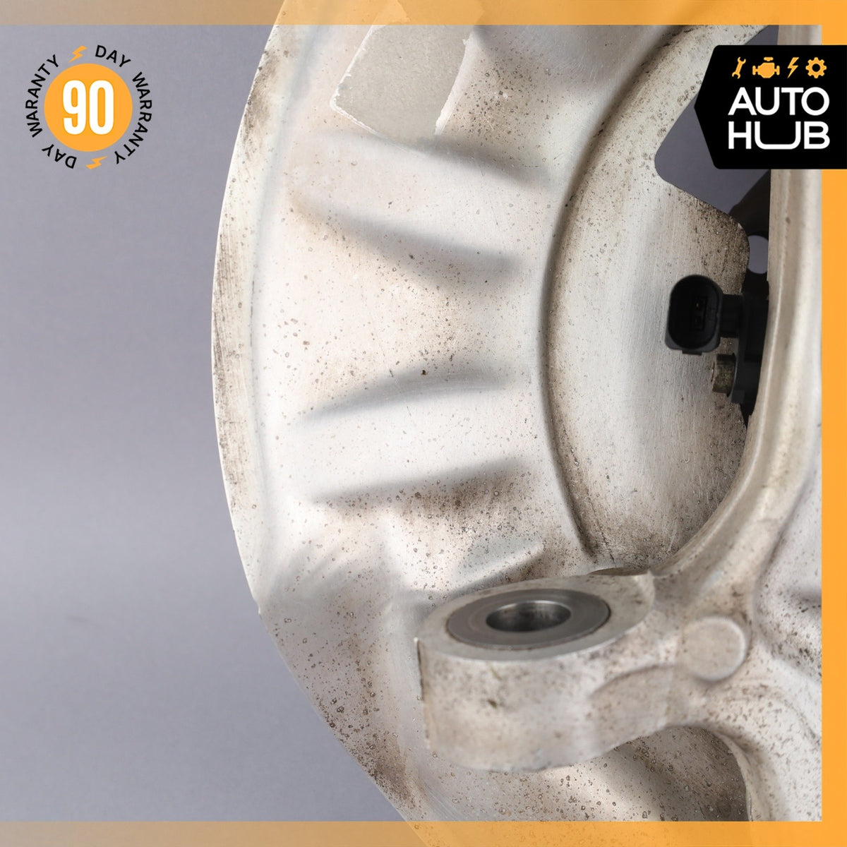 11-18 Porsche Cayenne 958 Front Left Knuckle Spindle 7P0615311B OEM - photo 12