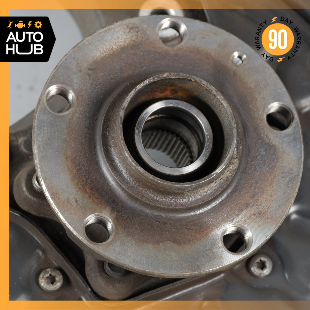 03-13 Bentley Continental GT Rear Left Driver Side Spindle Knuckle Hub OEM 61k - photo 5