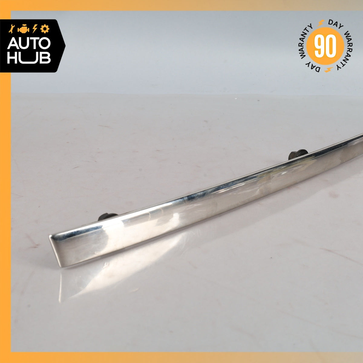 03-10 Bentley Continental GTC GT Rear Left Side Bumper Molding Trim Chrome OEM - photo 3