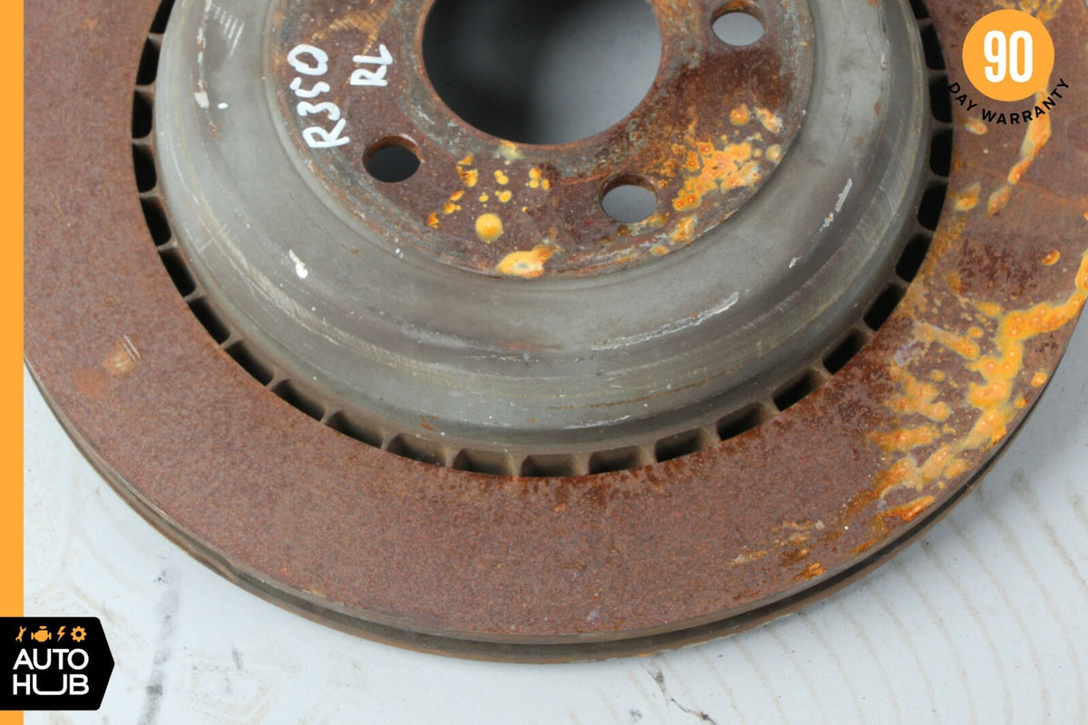 06-13 Mercedes W251 R350 ML450 Rear Brake Rotors Disc Left and Right Set OEM - photo 3