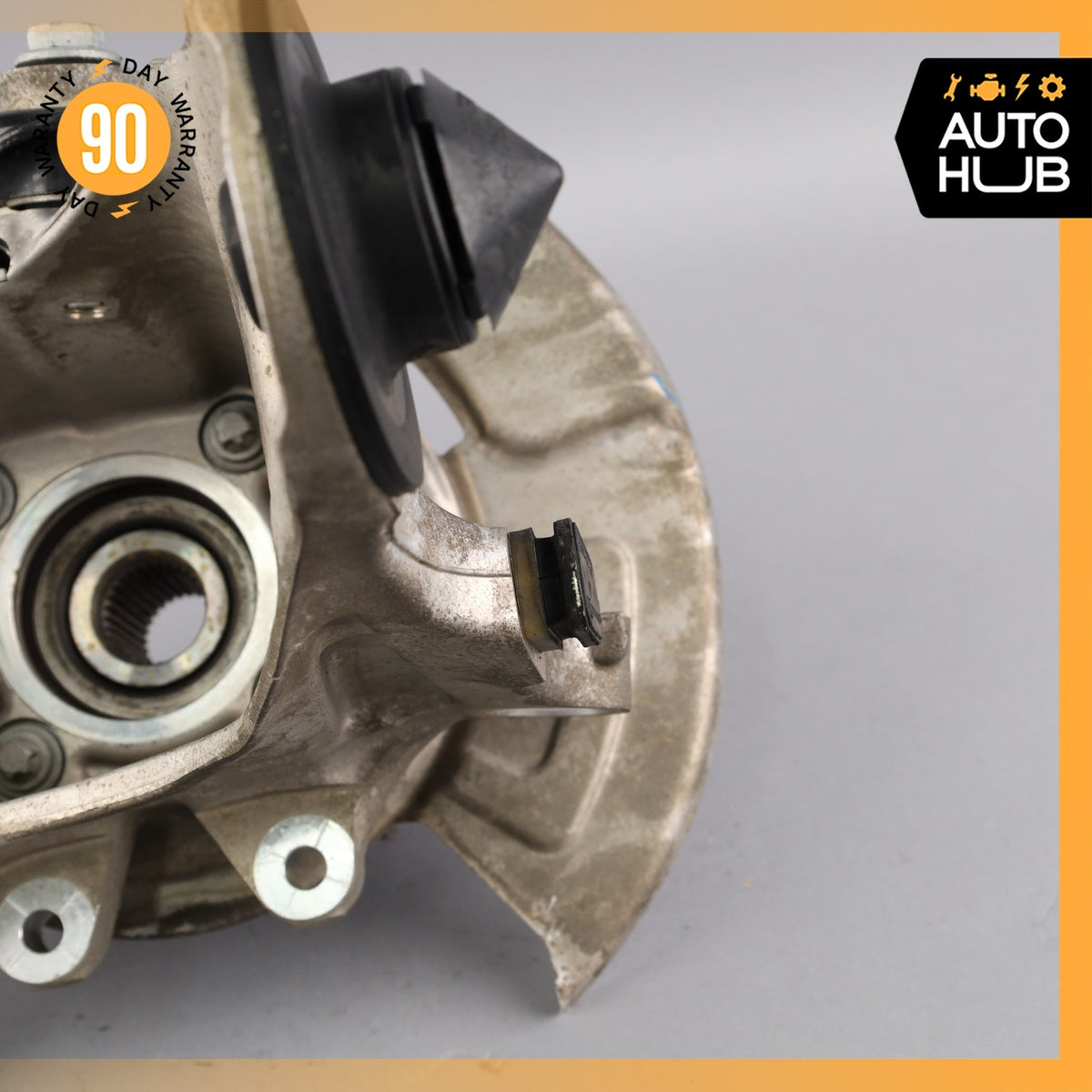 14-18 BMW F15 X5 Rear Right Passenger Spindle Knuckle Hub w/ Shield OEM - photo 11