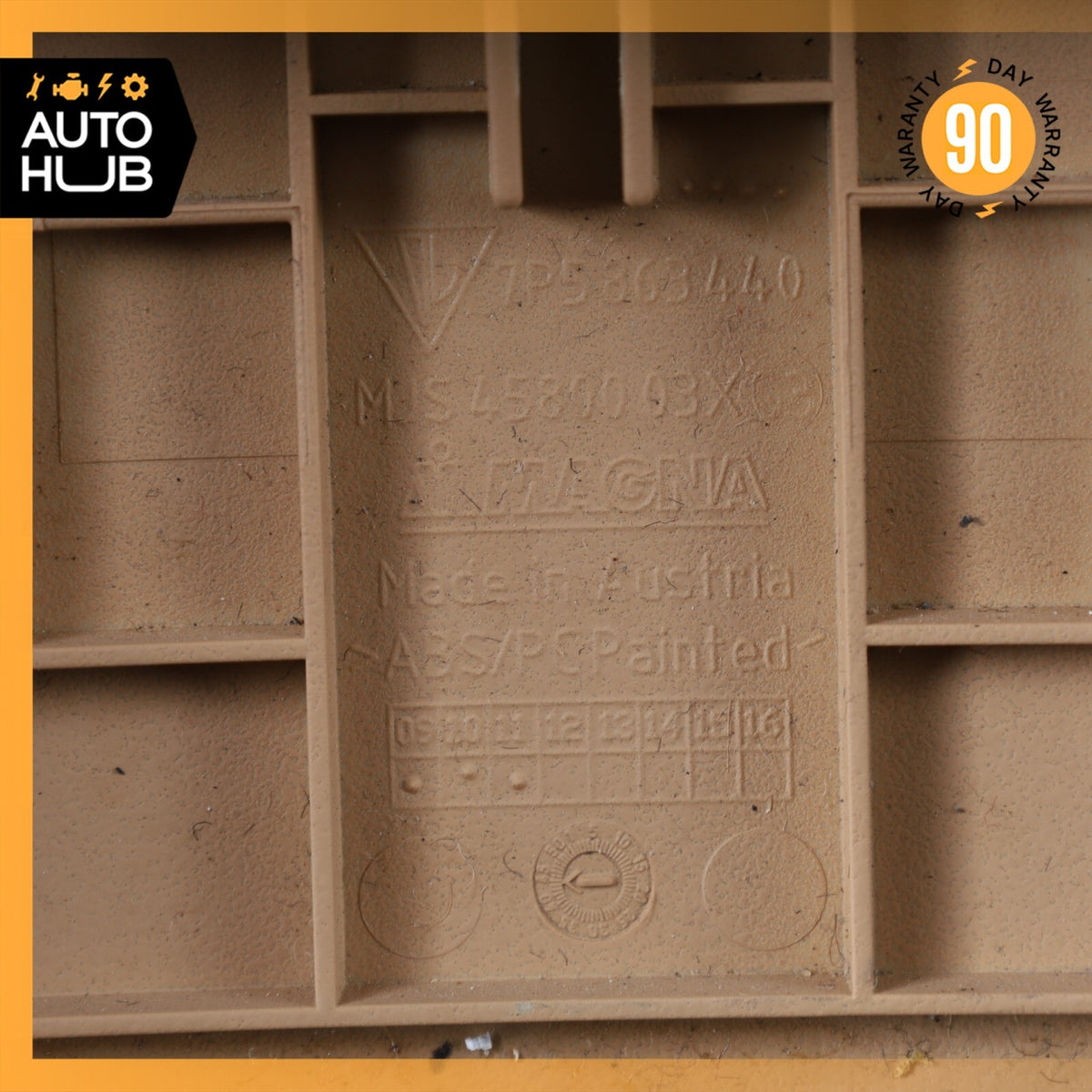 11-18 Porsche Cayenne 958 Rear Center Console Trim Panel Beige OEM - photo 15