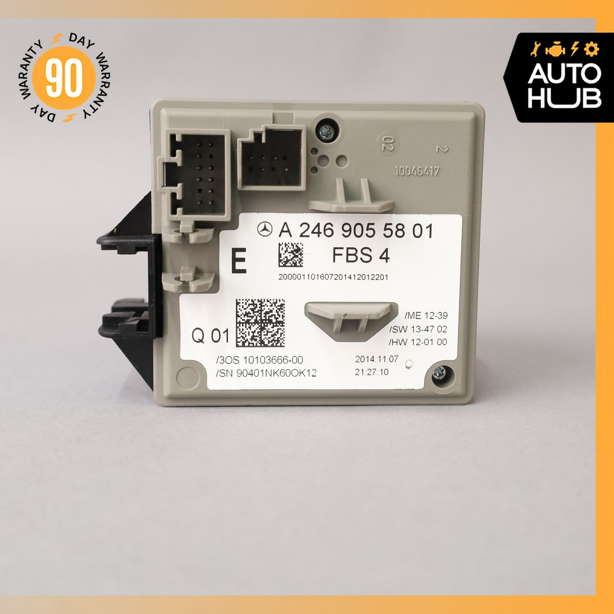 14-17 Mercedes W117 CLA250 GLA250 B250e Ignition Switch Module w/Key OEM - photo 10
