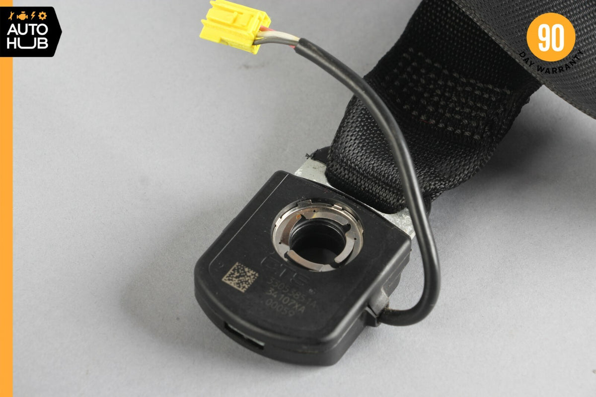 07-10 Mercedes W216 CL600 CL550 Front Right Passenger Seat Belt Black OEM - photo 9