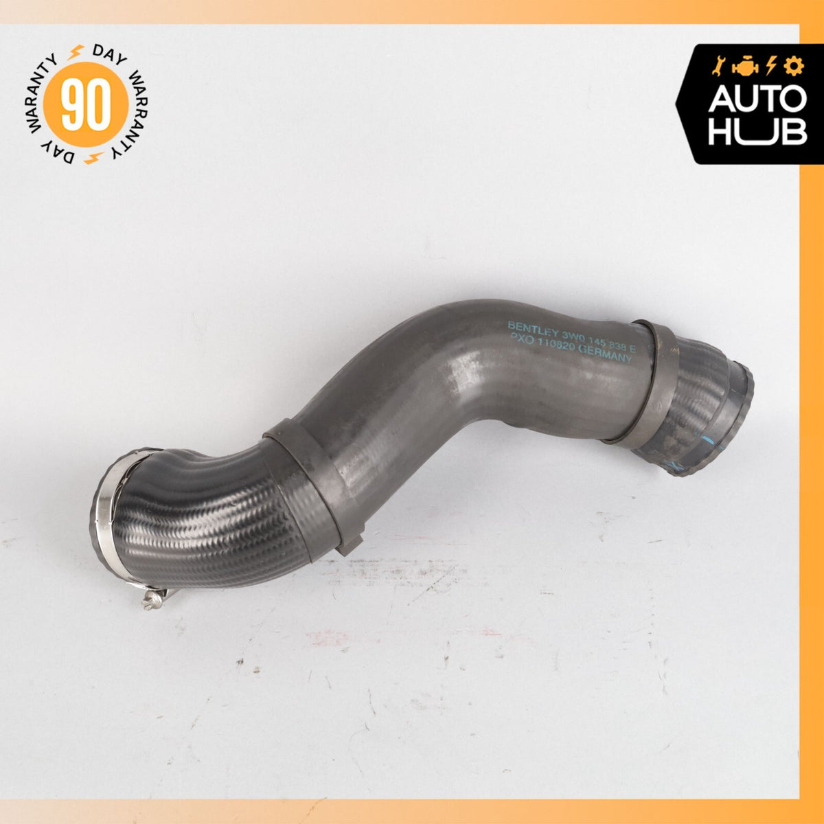 03-12 Bentley Continental GT GTC Speed 6.0L Left Side Intercooler Hose Pipe OEM - photo 5