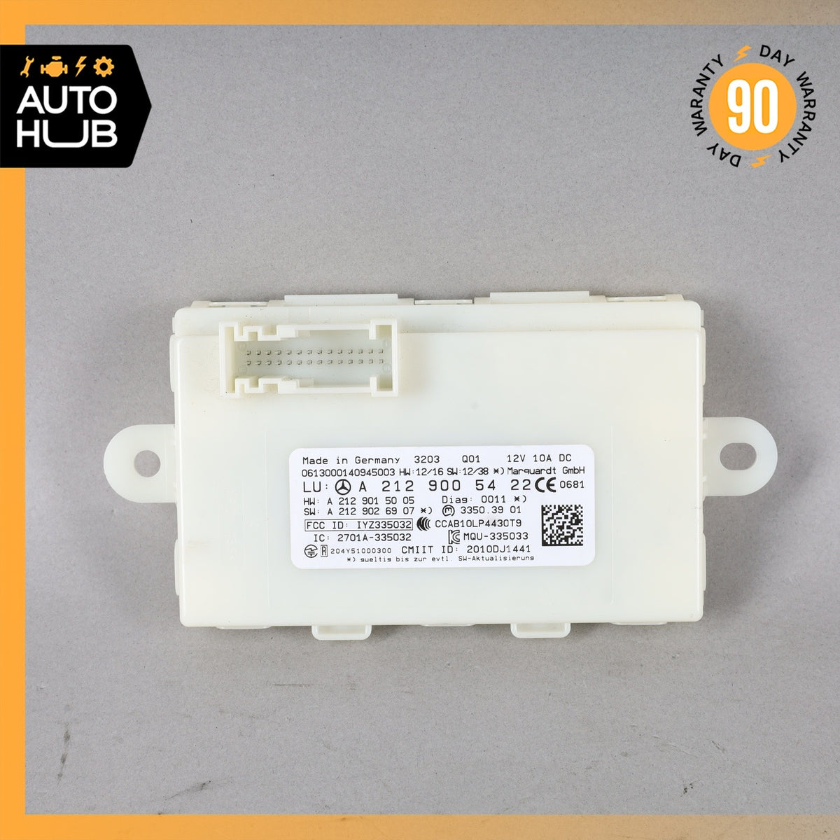 13-20 Mercedes W207 E350 CLS400 SL550 E550 Keyless Go Entry Control Module OEM - photo 3