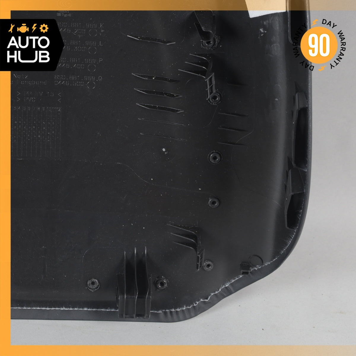 18-24 Audi B9 S5 A5 Front Left or Right Seat Back Cover Panel Trim Black OEM 33k - photo 14