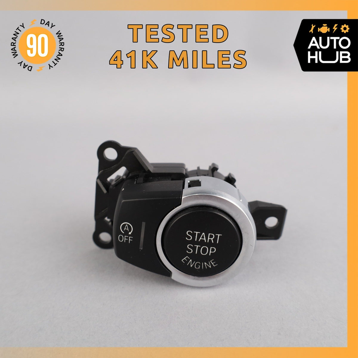 14-18 BMW F15 X5 Ignition Switch Push Button OEM 41k - photo 1