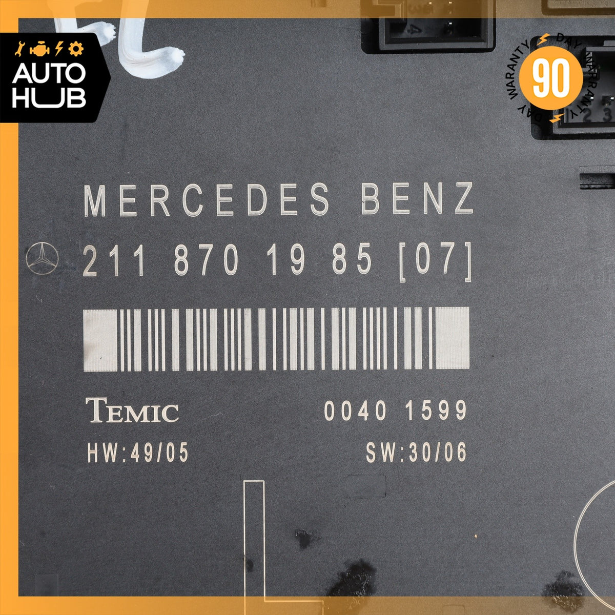 03-09 Mercedes W211 E350 E55 AMG Front Left Driver Side Door Control Module OEM - photo 8
