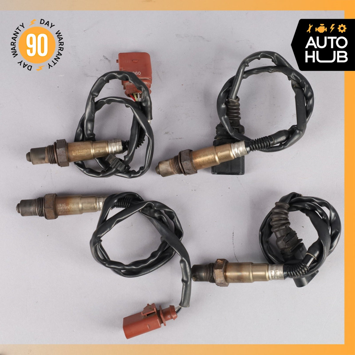 11-18 Audi D4 A8L Lambda Oxygen Sensor Set of 4 OEM - photo 3