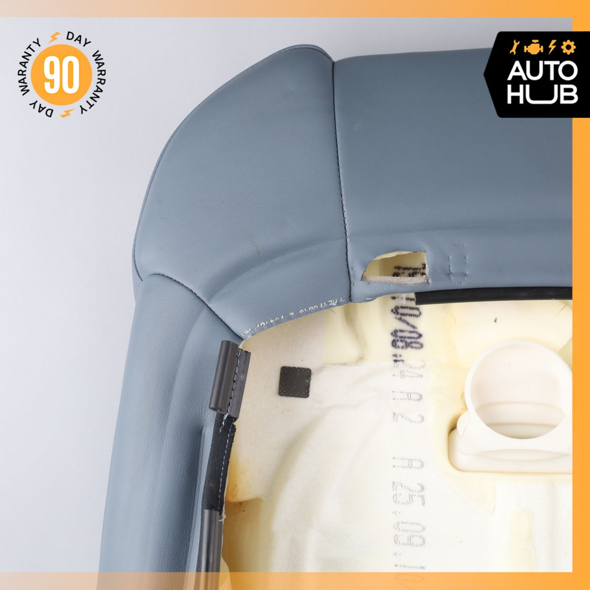 11-18 Porsche Cayenne 958 Front Left Seat Upper Cushion Leather Blue OEM - photo 8