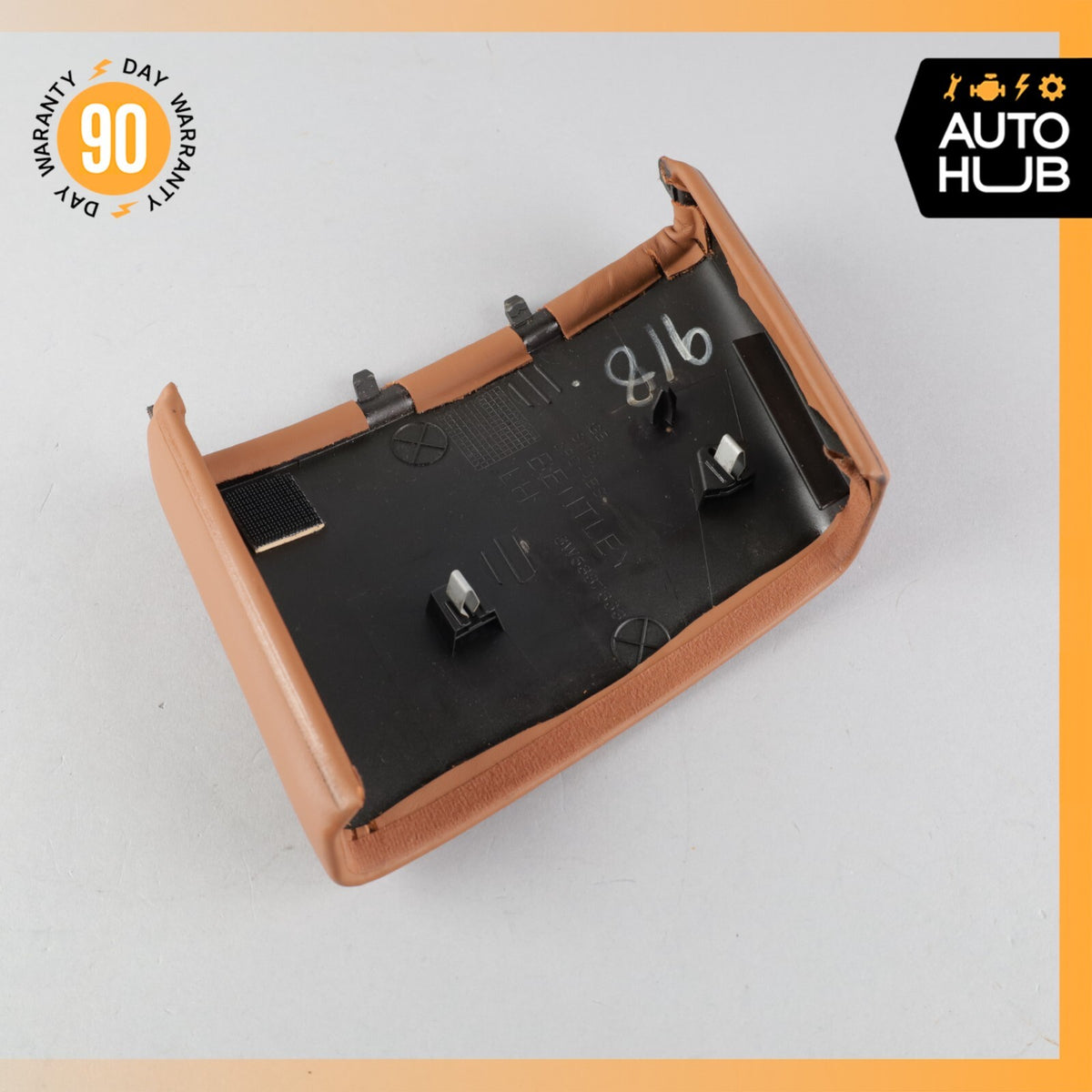 Bentley Continental Flying Spur Left Side Upper B-Pillar Cover Trim OEM 58k - photo 4