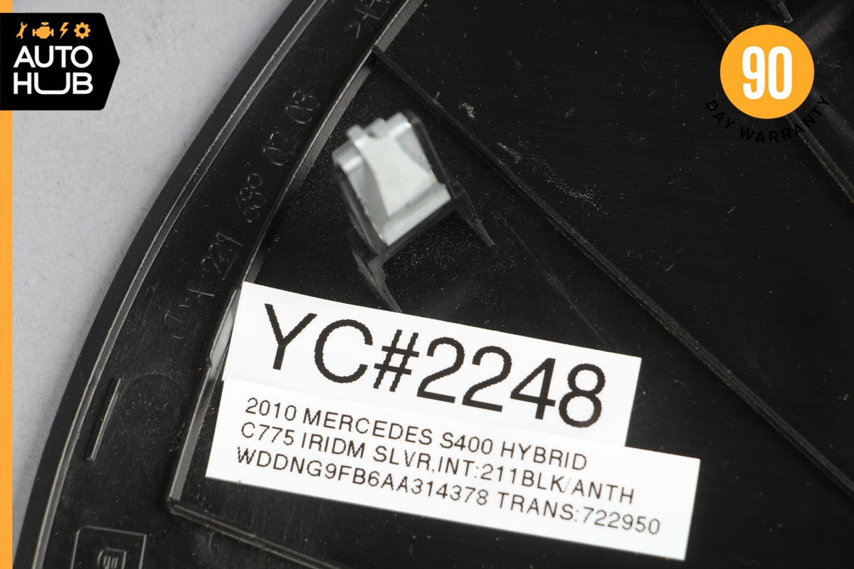 07-13 Mercedes W221 S400 S550 Interior Dashboard Dash Trim Cover Right Black OEM - photo 12