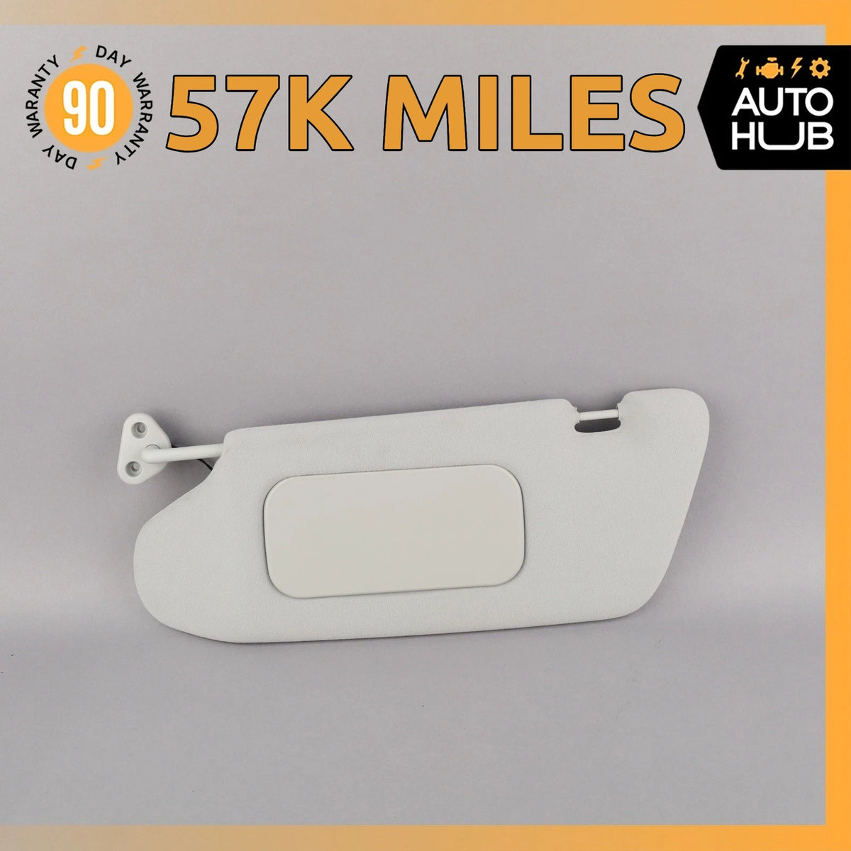 02-05 Mercedes W163 ML350 ML320 ML500 Left Side Sunvisor Shade Cover Gray OEM - photo 1