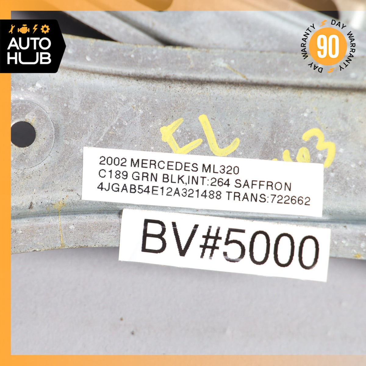 98-05 Mercedes W163 ML320 ML500 Front Left Side Window Regulator Motor OEM - photo 12
