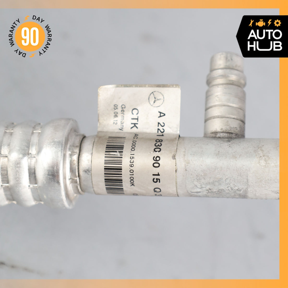 11-14 Mercedes W221 S550 S63 CL63 AMG AC Air Conditioning Hose Pipe Line OEM - photo 11