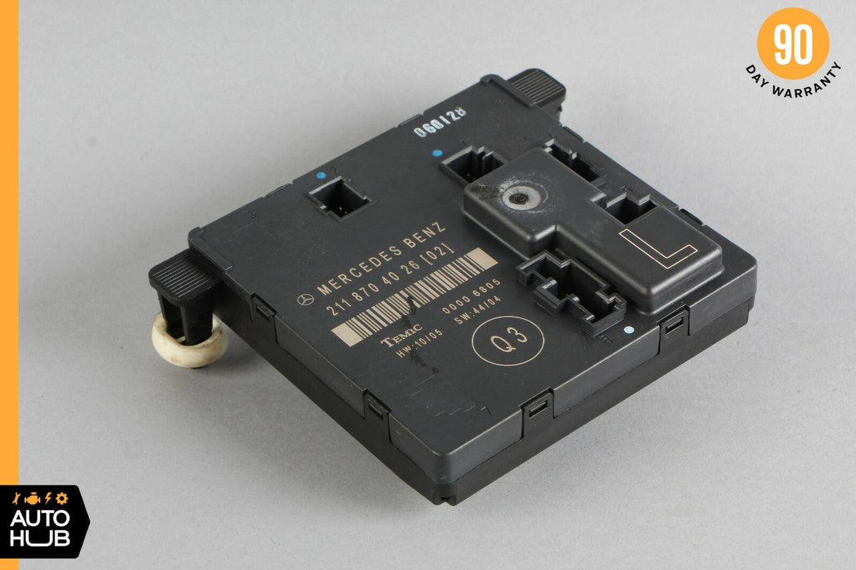 07-09 Mercedes W211 E350 E320 E550 Rear Left Door Control Module 2118704026 OEM - photo 1