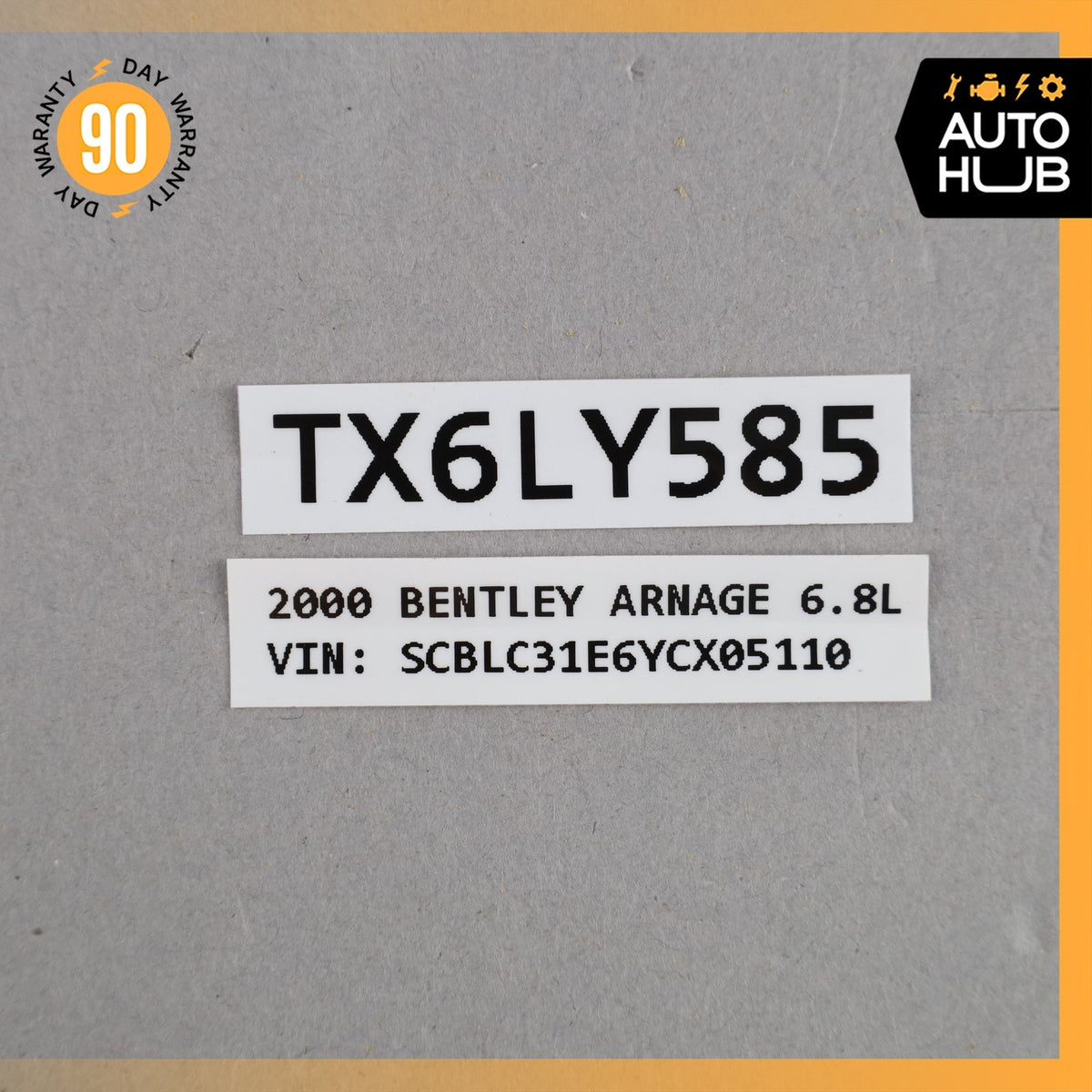 99-02 Bentley Arnage / RR Seraph Front Left Side Seat Belt Seatbelt Buckle OEM - photo 16