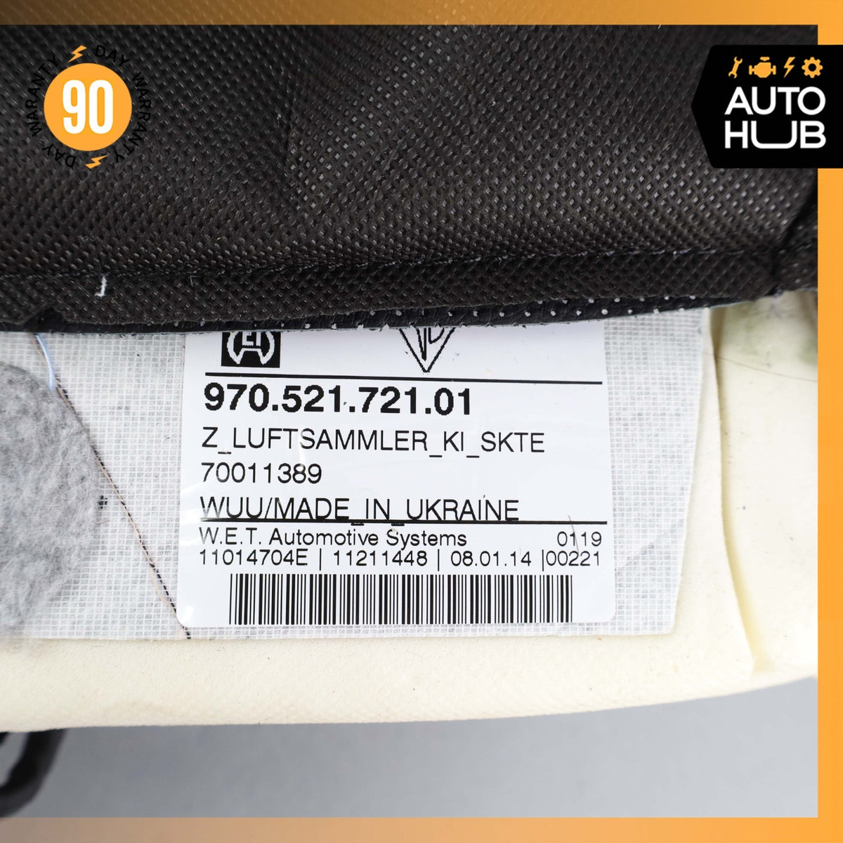 10-16 Porsche Panamera 970 Front Left Side Lower Bottom Seat Cushion OEM 86k - photo 20