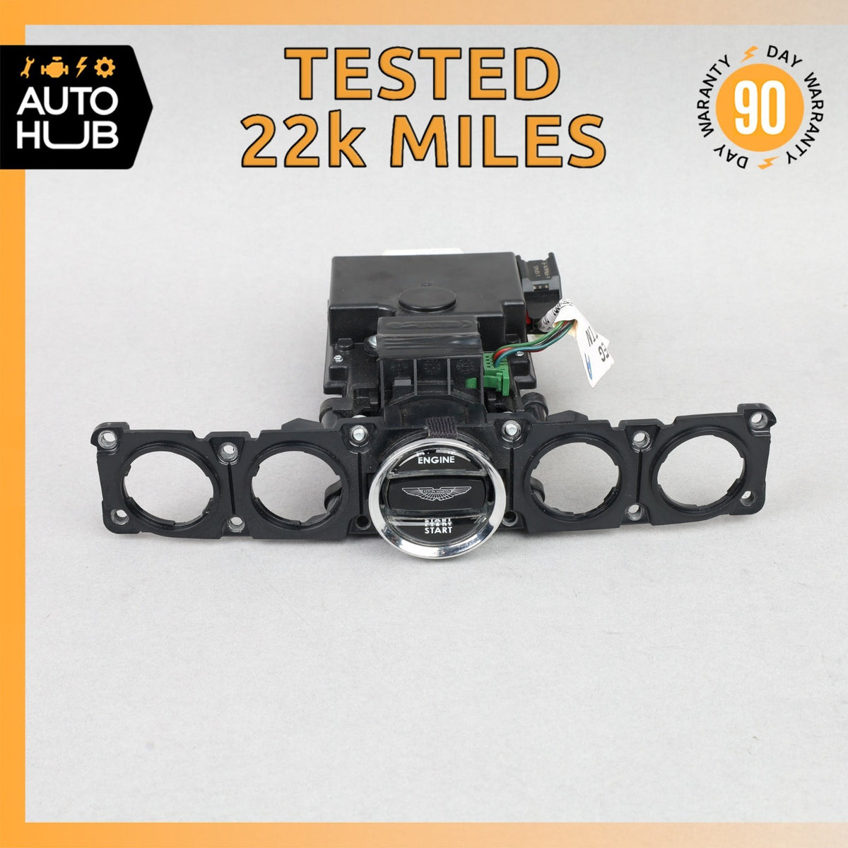09-15 Aston Martin DB9 Vantage Ignition Switch Key Cylinder Holder Switch OEM - photo 1