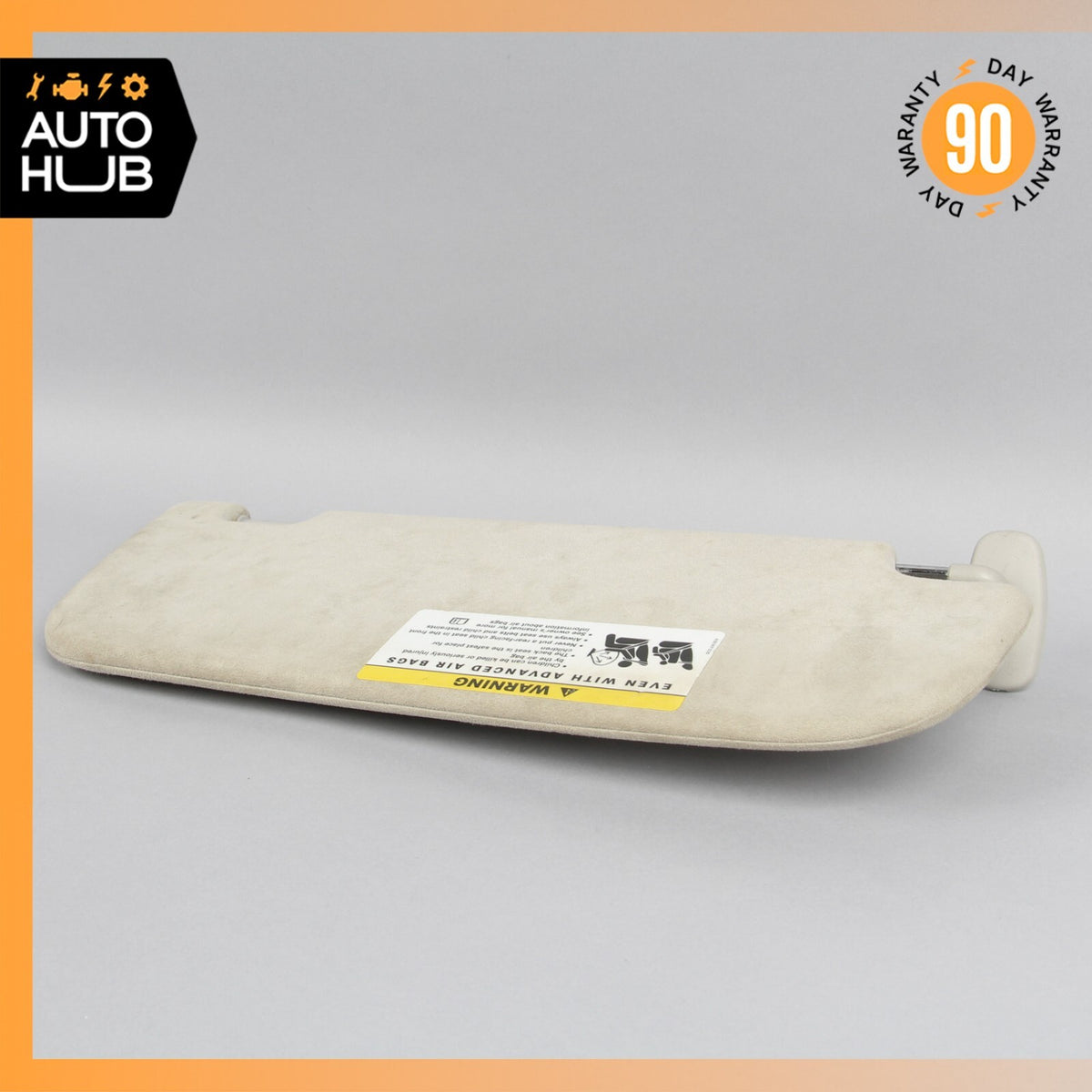 Mercedes W221 S600 CL550 S63 Left Side Sun Visor Shade Sunvisor Gray Suede OEM - photo 10