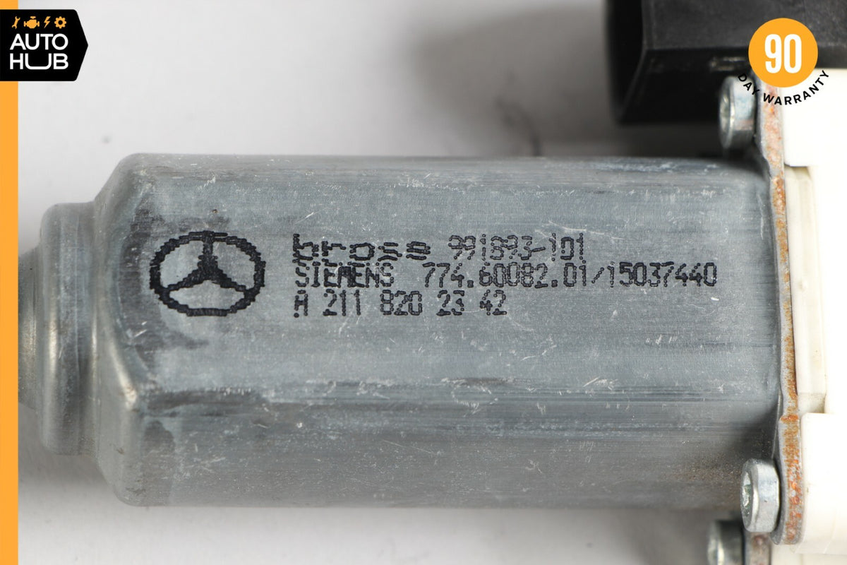 03-09 Mercedes W211 E350 E550 Rear Left Driver Side Window Regulator Motor OEM - photo 7