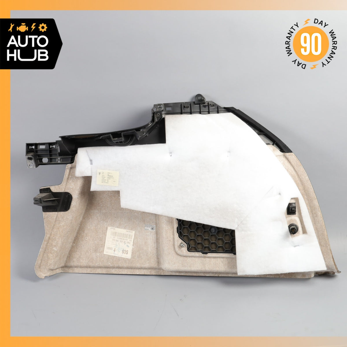 11-14 Porsche Cayenne 958 Hybrid S Rear Left Side Trunk Floor Carpet Panel OEM - photo 8