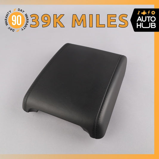14-24 Jaguar X152 F-Type Center Console Arm Rest Armrest Panel Cover Black OEM - photo 1
