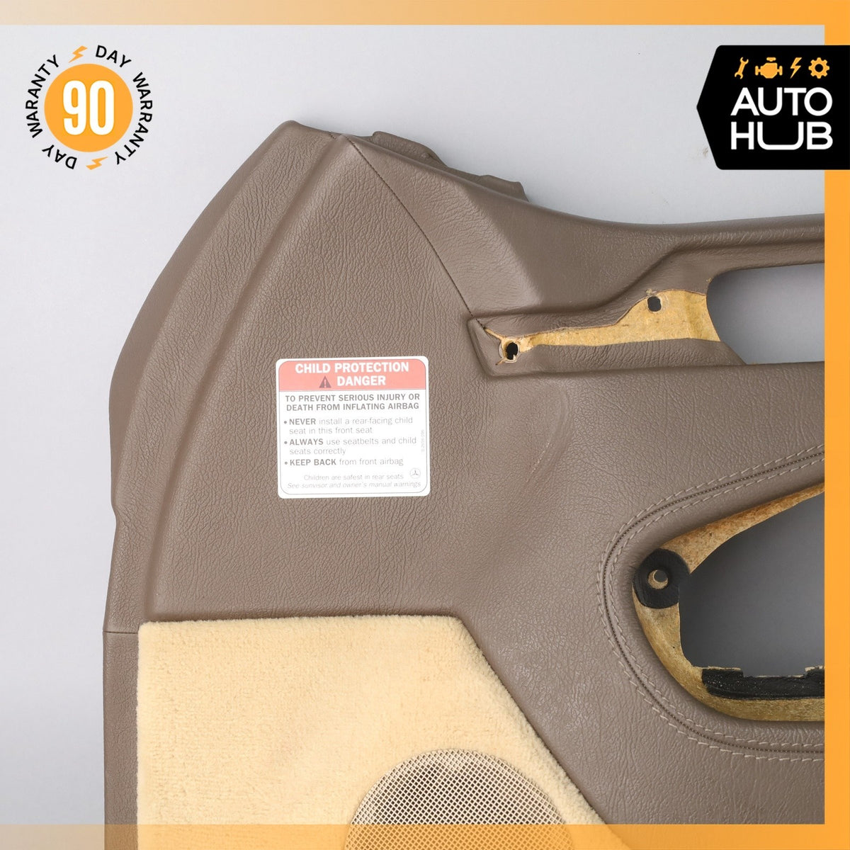 97-99 Mercedes W140 CL600 S500 Front Right Interior Door Panel Exclusive OEM - photo 2