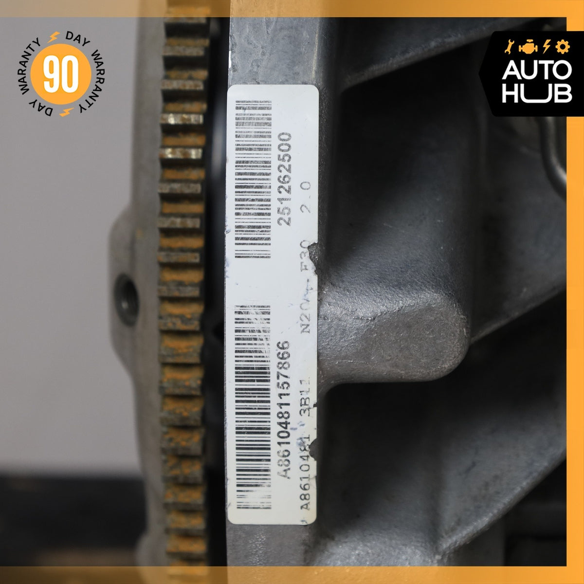 12-18 BMW F30 320i RWD 2.0L N20B20U0 Engine Motor Assembly w/ Turbo OEM 75k - photo 20