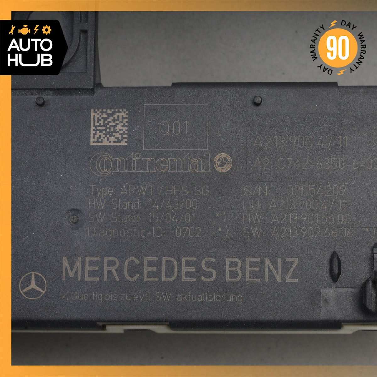 17-20 Mercedes W213 E300 E350 E63 AMG Remote Trunk Release Control Unit OEM - photo 9