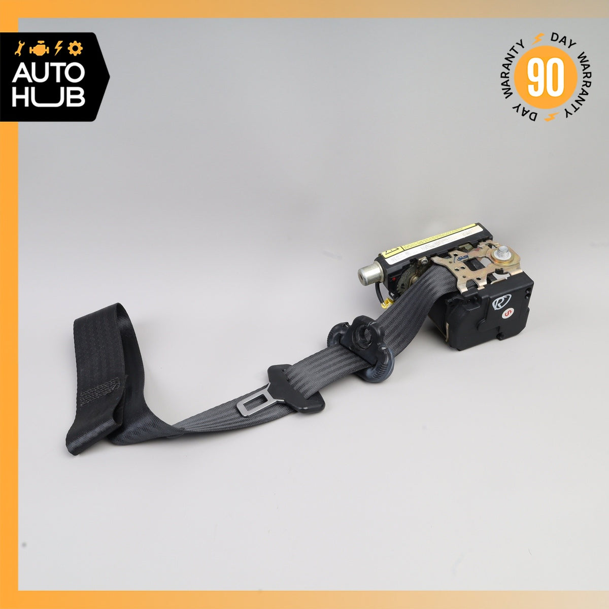 02-07 Maserati M138 Coupe 4200 Front Right Side Seat Belt Seatbelt Black OEM - photo 2