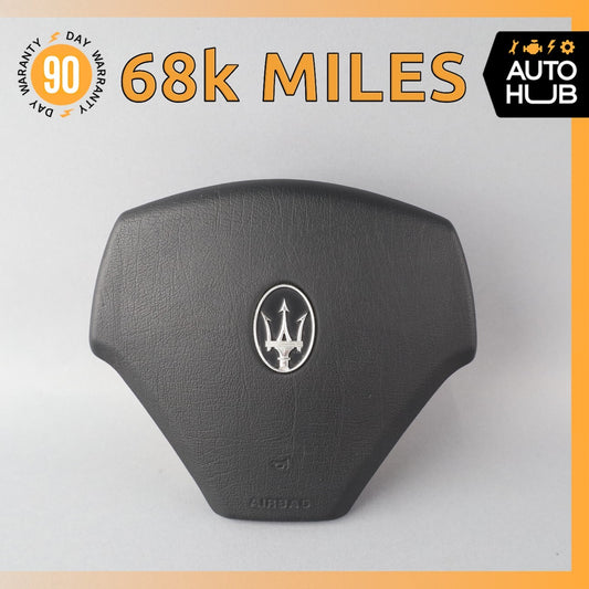 03-13 Maserati Quattroporte M139 Steering Wheel Air Bag Airbag Black OEM 68k - photo 1