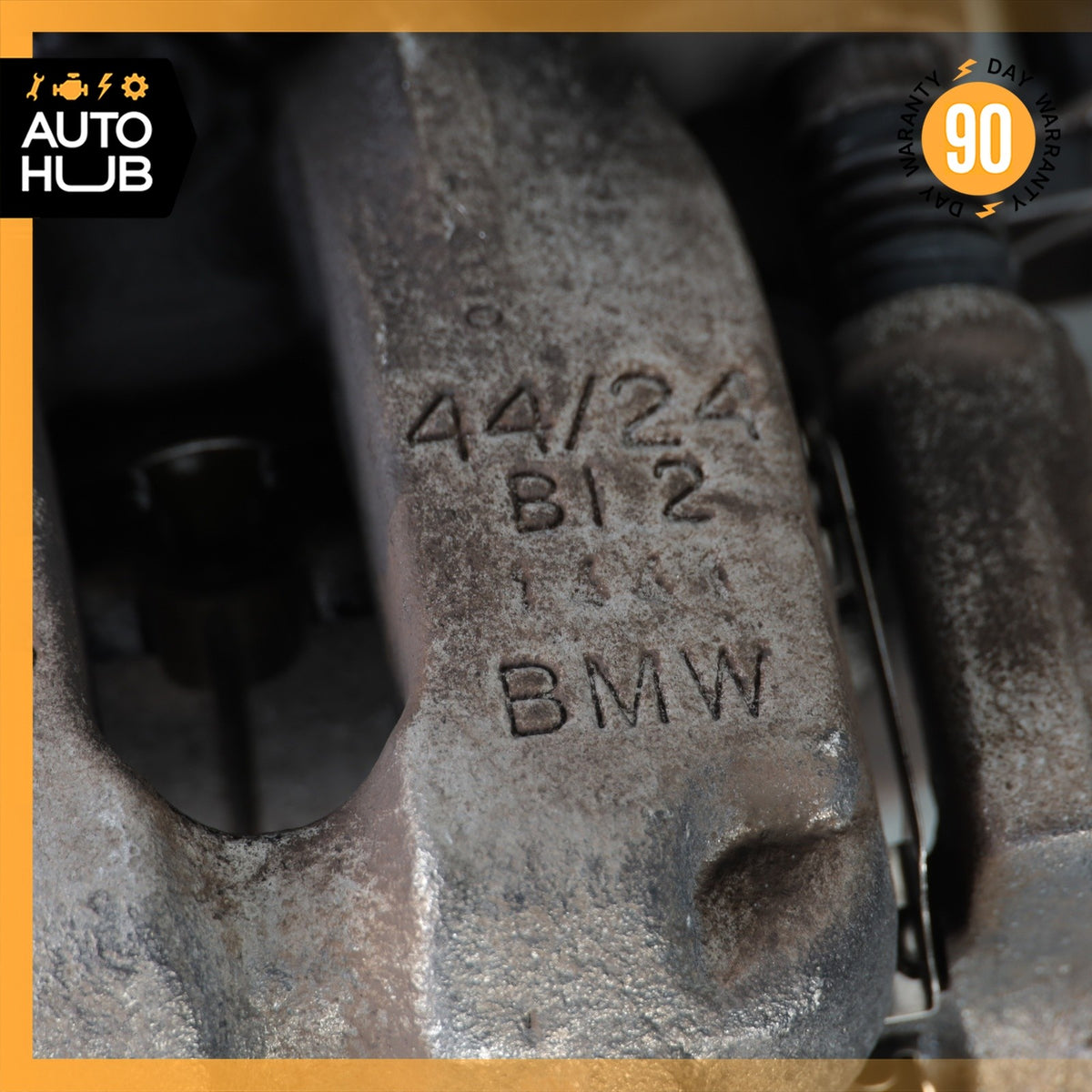 10-17 BMW F10 550i 535i 750i Rear Brake Caliper Calipers Set w/Actuator OEM - photo 5