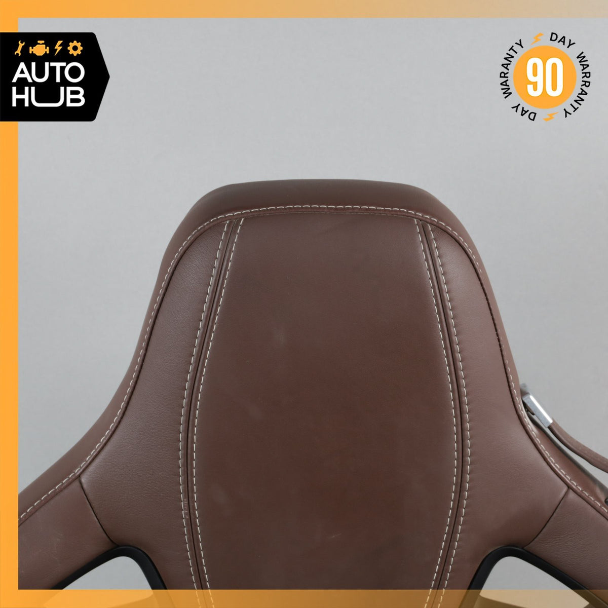 15-17 Jaguar F-Type Coupe Left Driver Side Seat Cushion Assembly Brown OEM - photo 9