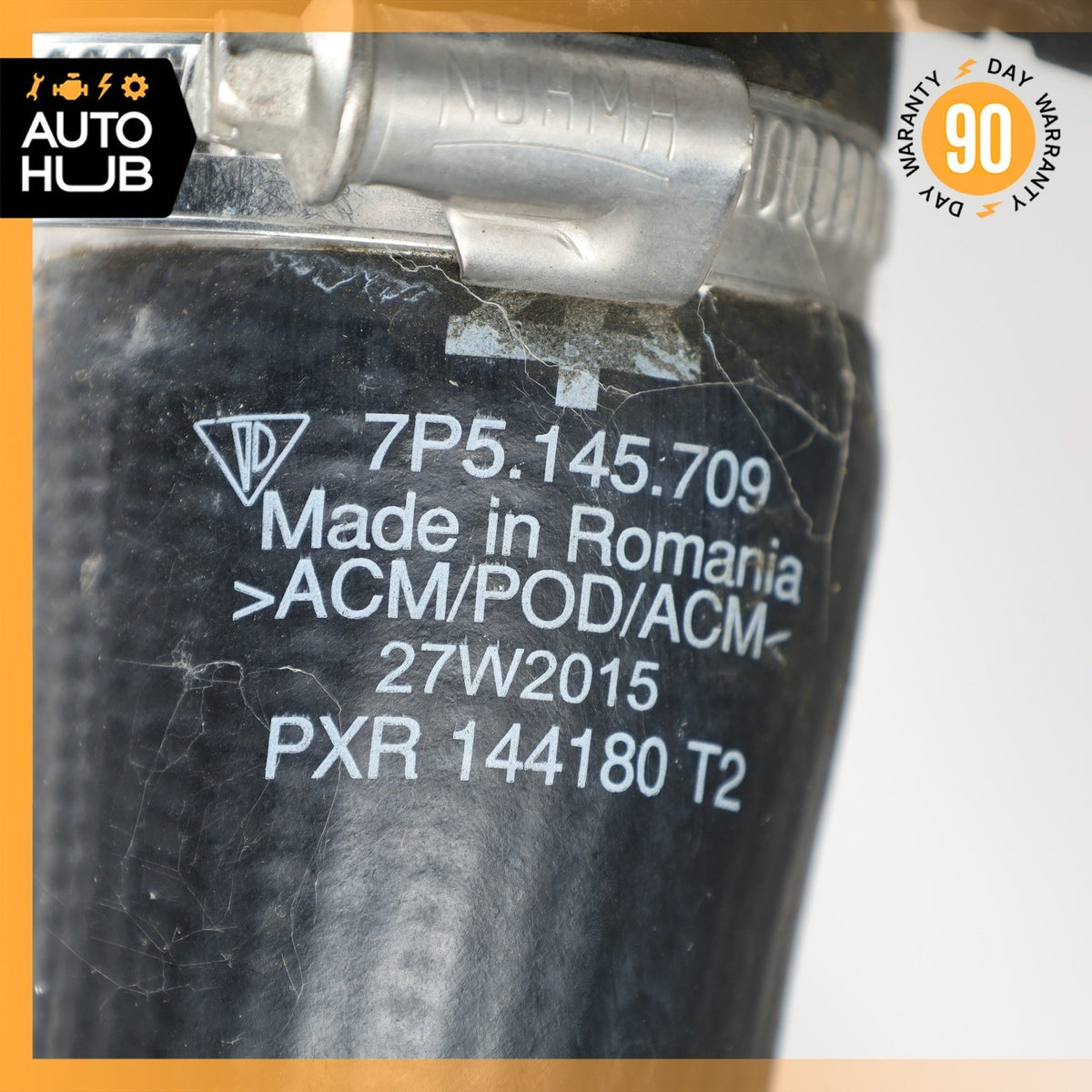 Porsche Cayenne 958 3.6L Left Radiator Intercooler Coolant Hose Set OEM - photo 18