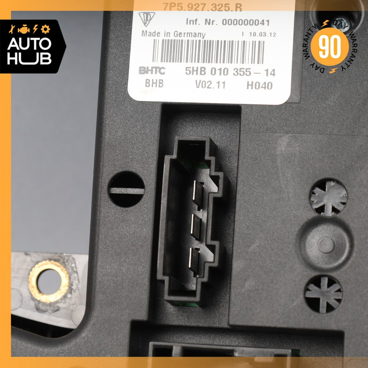 11-14 Porsche Cayenne 958 Hybrid S Rear Seat Heat Lock Switch Control Panel OEM - photo 9