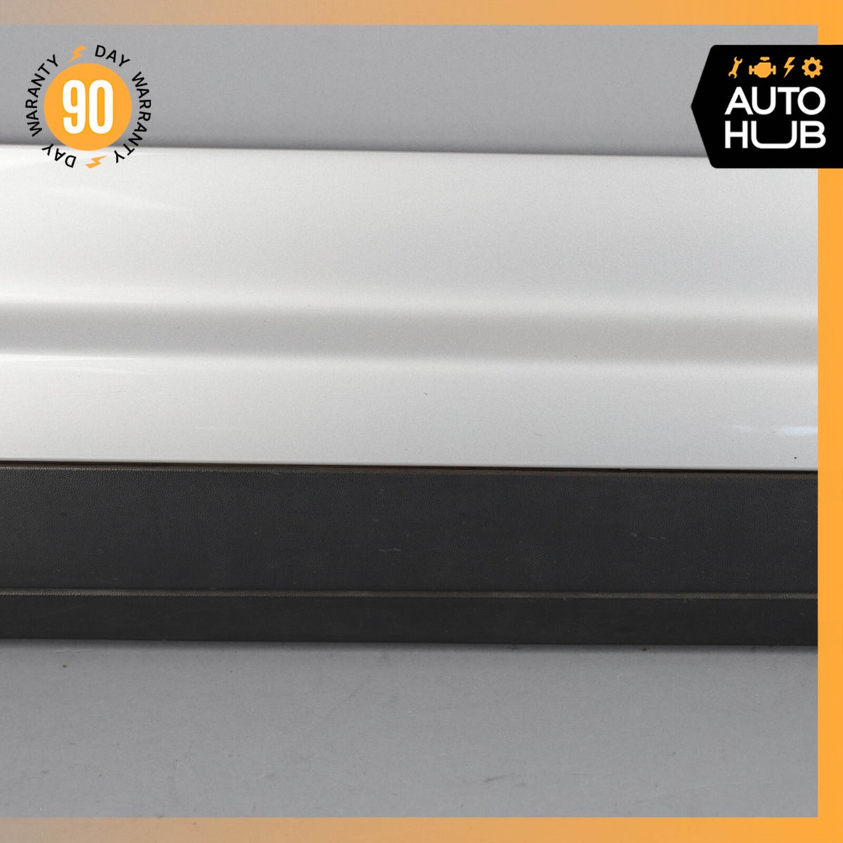 11-18 Porsche Cayenne 958 Front Right Side Lower Door Molding Silver OEM - photo 3
