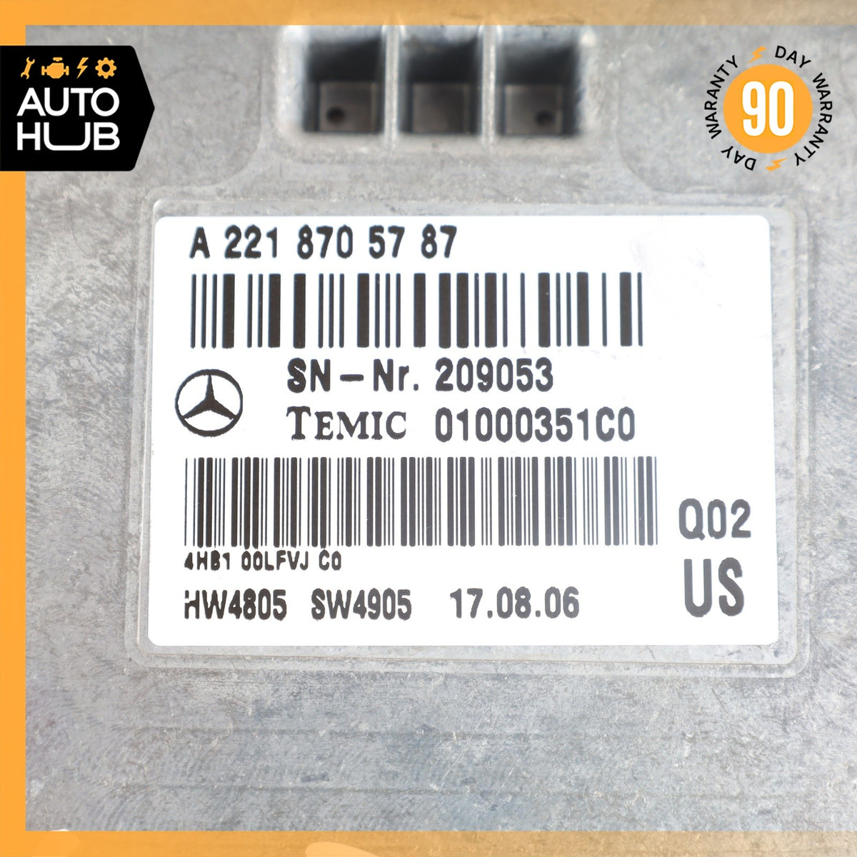 07-14 Mercedes W216 CL550 S350 Voice Language Communication Control Module OEM - photo 7