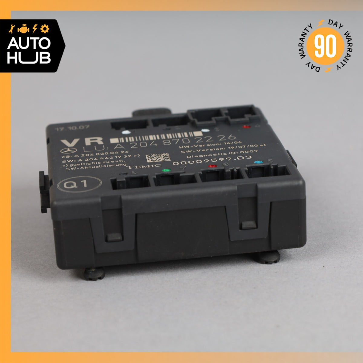 08-18 Mercedes W204 C350 C250 E400 Front Right Side Door Control Module OEM - photo 3