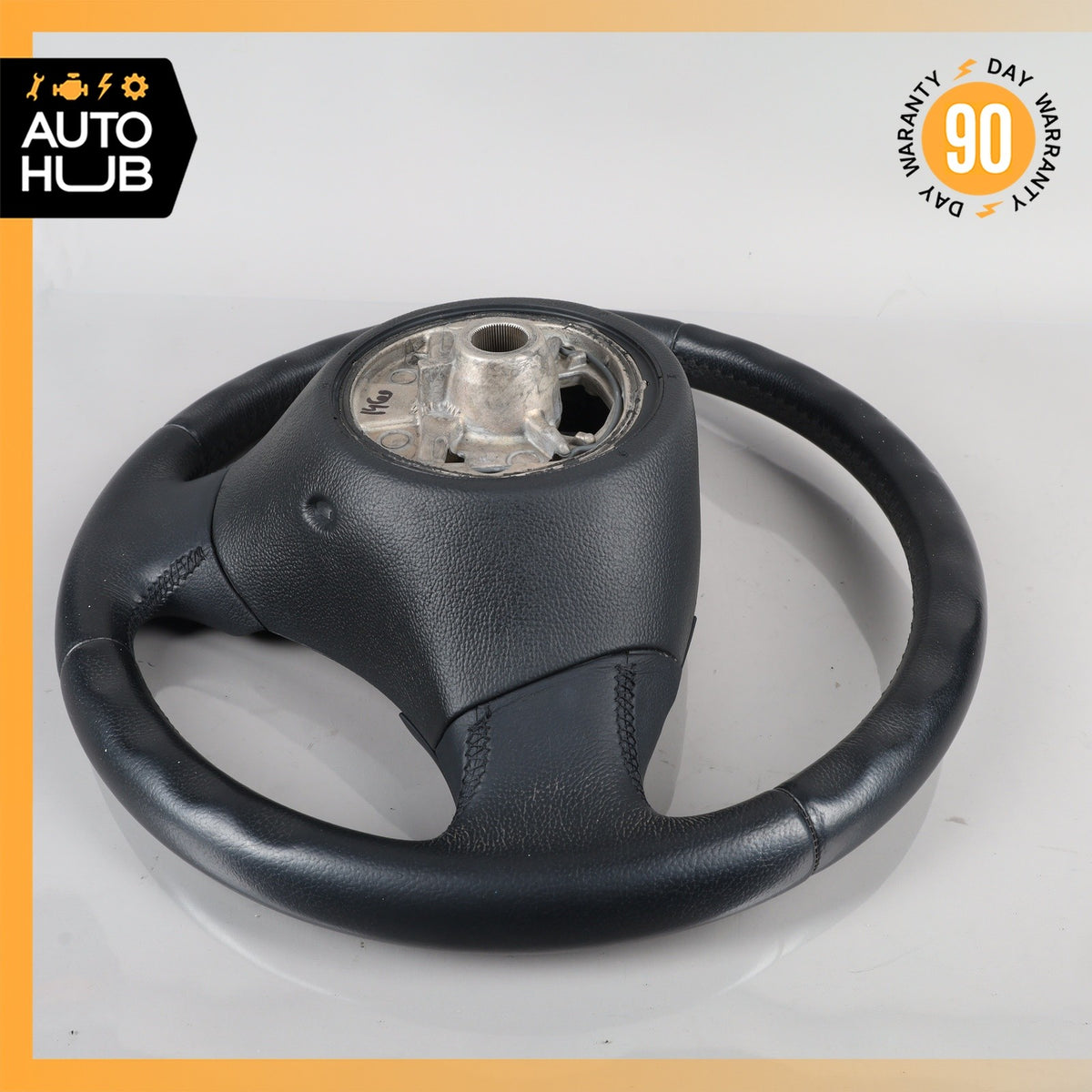 BMW E90 328i Steering Wheel Black w/ Switch 32306764547 OEM 67k - photo 16